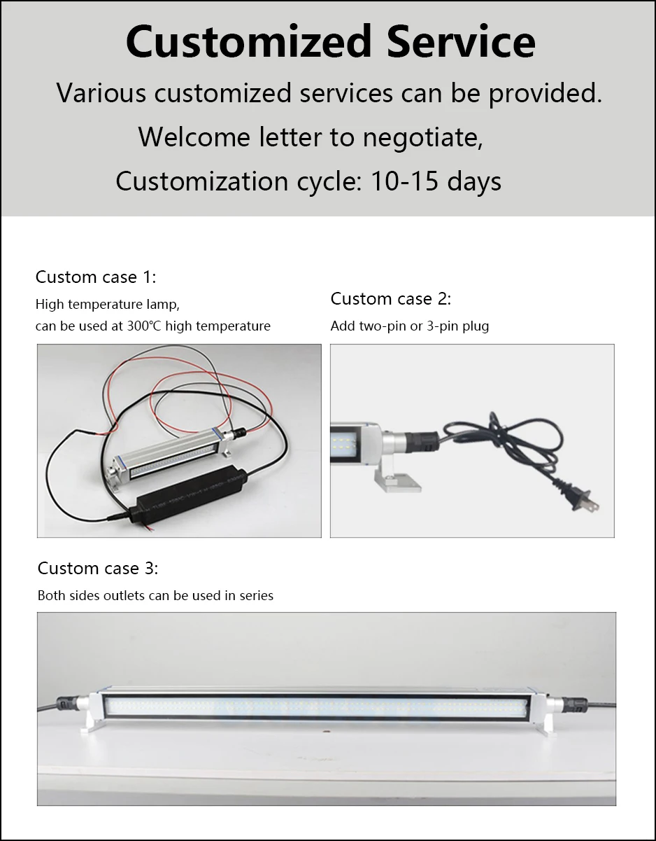 6W LED Machine Tool Working Light DC24V AC220V CNC Milling Engraving Lighting Lamp Explosion-Proof Waterproof IP67 Free Shipping 19