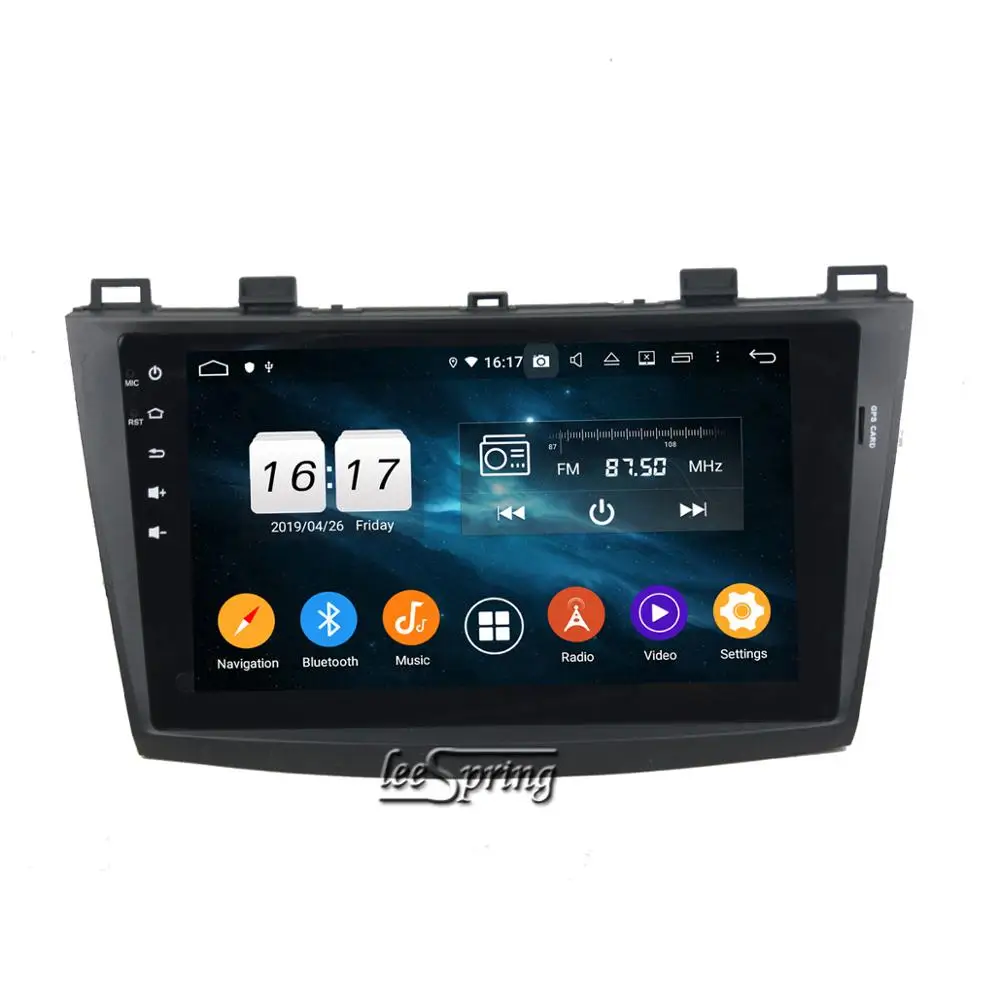 9 дюймов 4+ 32G Android 9,0 автомобильный мультимедийный плеер для MAZDA 3 2010-2012 с gps Wifi без DVD