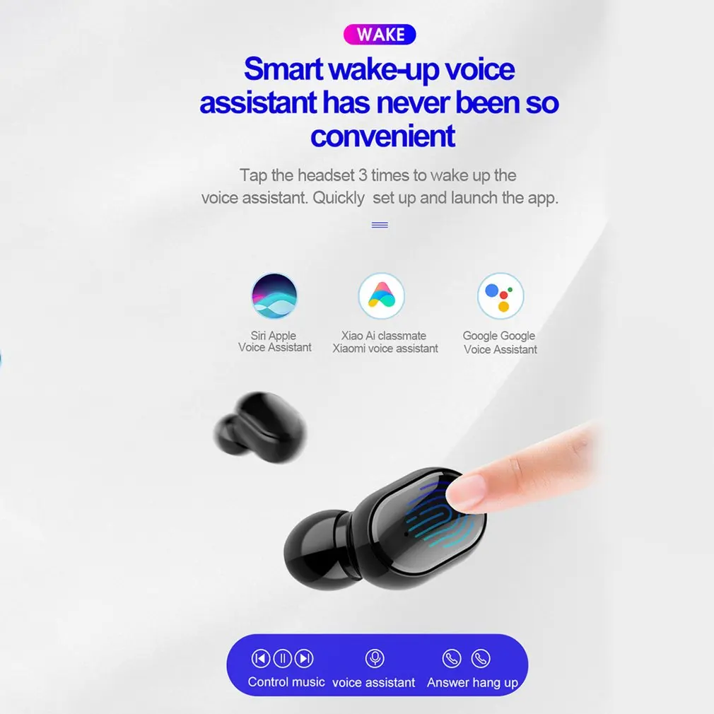Bluetooth наушники тип-c 3,0 Быстрая зарядка двойные наушники беспроводные наушники мини портативные аксессуары Наушники-вкладыши
