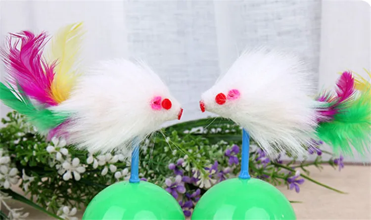Aapet PP игрушки для кошек шарик-тизер мяч для гольфа с Fasle mouse интерактивный мячик для кошек котенок товары для кошек