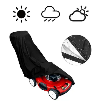 

Lawn Mower Cover Oxford Cloth Heavy Duty Waterproof Dirt Foldable Storage Carrying Bag Weeding Machines Labor Insurance Supplies