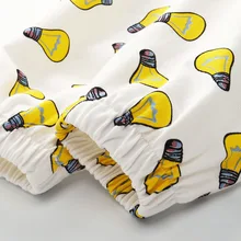 Противомоскитные штаны для девочек повседневные тонкие мужские штаны-фонарики для детей Летняя Детская летняя одежда унисекс с открытой промежностью