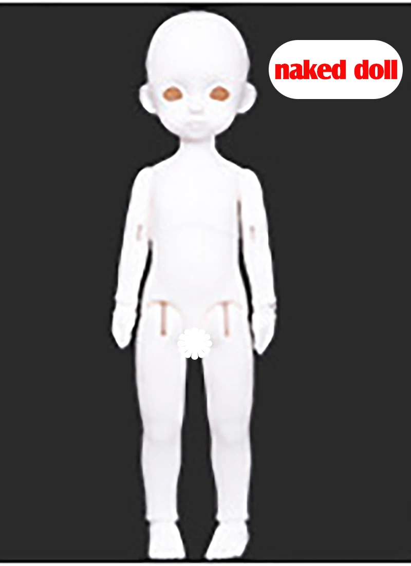 1/6 BJD Кукла SD кукла lina chouchou Маргаритка тело смолы фигурки Luts AI YoSD набор игрушек для детей Gift277 - Цвет: Naked doll