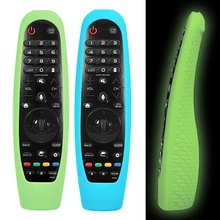 Caso de controle remoto silicone luminoso à prova de choque capa protetora para lg AN-MR600 mr650 mr18ba mr19ba mr20ga controlador de tv mágica