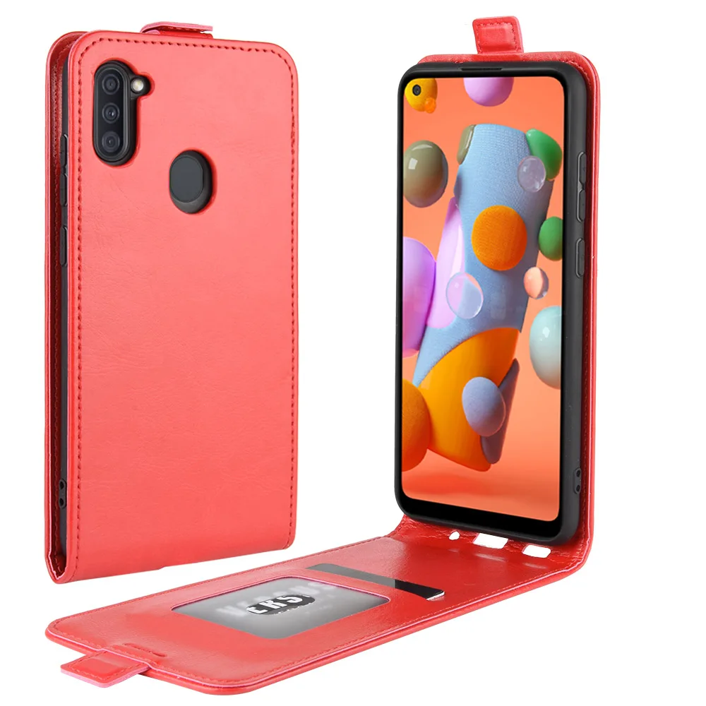 Luxury PU Leather Flip Case Vertical Open Down Up For Samsung Galaxy A11 US  A11 EU M11  A21  A21S  A31  A41 EU Coque (29)