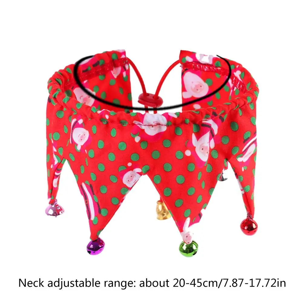 Christmas Series Pet Adjustable Collar Dog Bells Cat Bow Tie Pet Supplies Dog Necklace For Puppy Baby Cat Christmas Decoration
