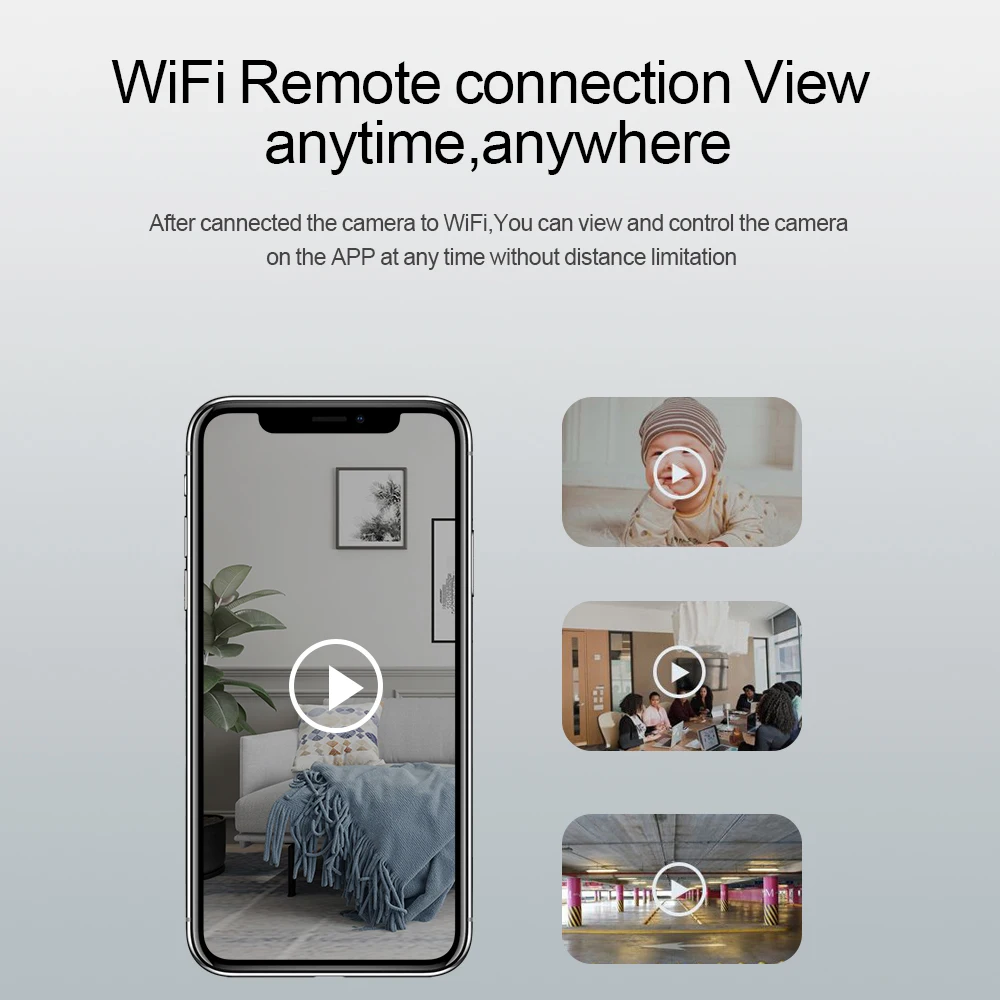 Mini WiFi Cameras PNZEO W6 Tiny Camera Real Full