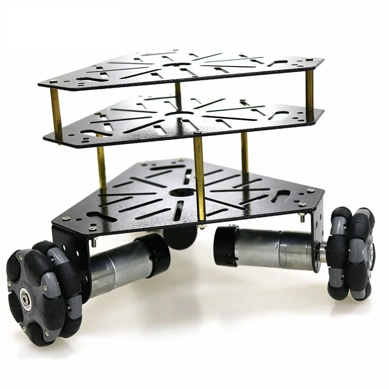 三层58mm全向轮底盘智能小车4