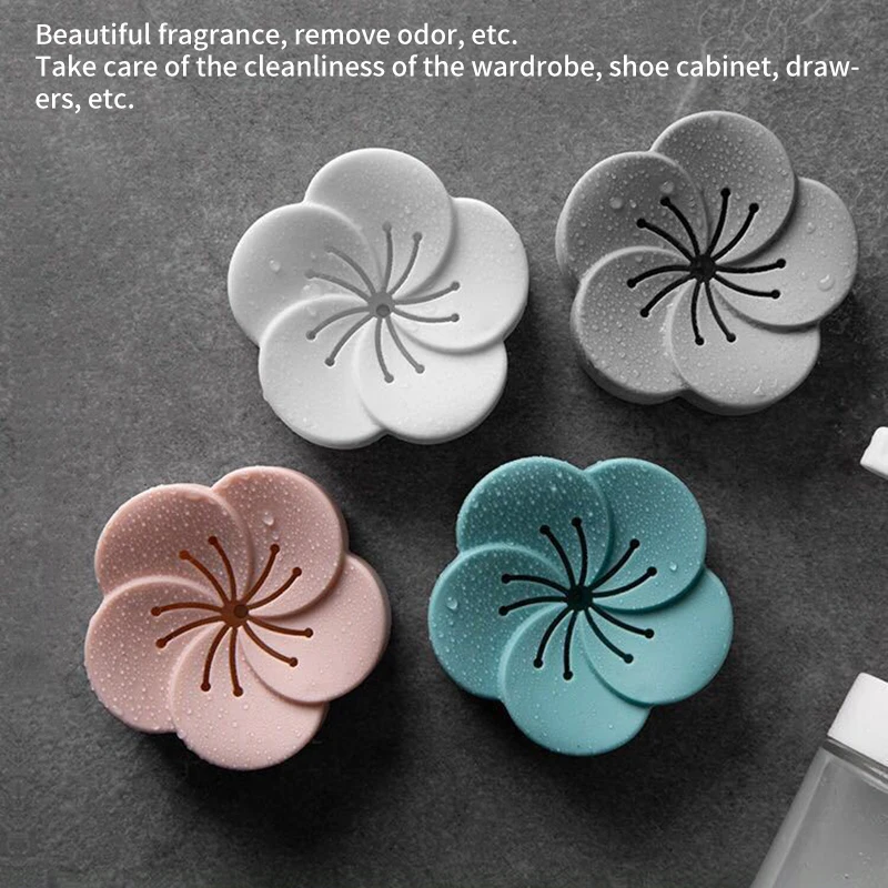 

Aroma Stone Difuser Deodorant Bag Deodorizing Flower-Shaped Aromatherapy Box Air Freshener For Home Car Bathroom Cabinet Kitchen
