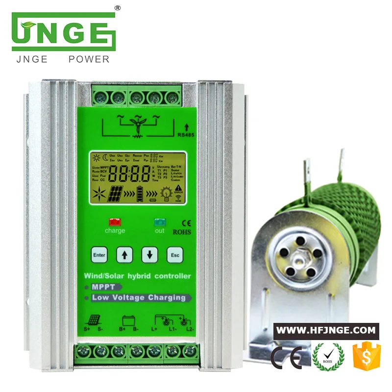 800W MPPT Wind 500W+Solar 300W Charge Controller 12/24 With Free Dump Load Resistor | Обустройство дома