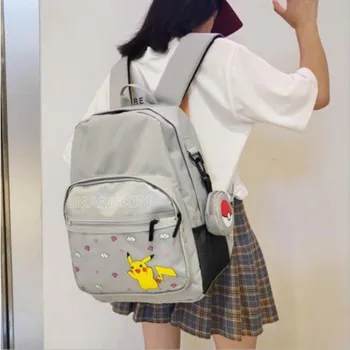 

Anime Pokemon Pikachu Backpack Cute Cartoon Cosplay Computer Capacity School Bags Teenager Girls Boys Kawaii Mochilas Feminina