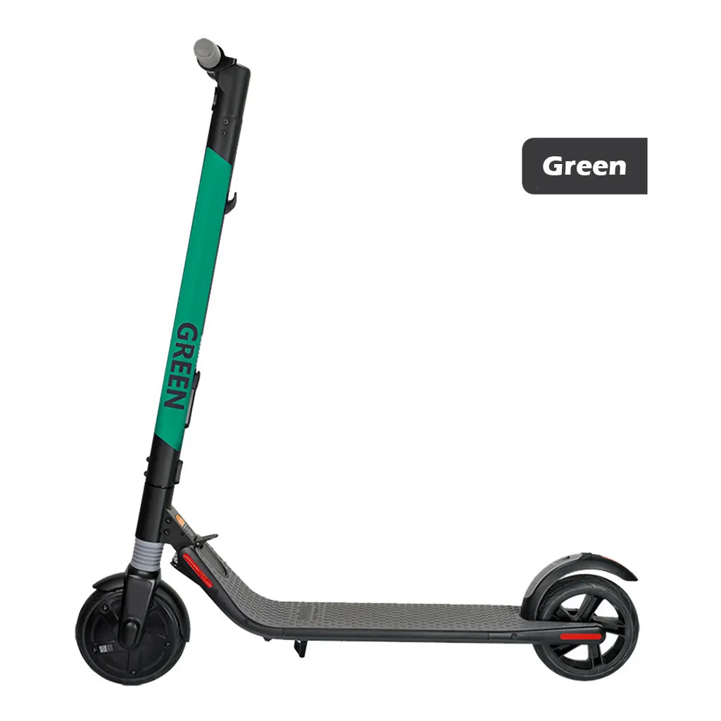 Электрический скутер скейтборд Светоотражающая наклейка для Ninebot Es1 Es2 Es3 Es4 скутер педаль подножки лента наклейка с наждачной бумагой partes - Цвет: Green