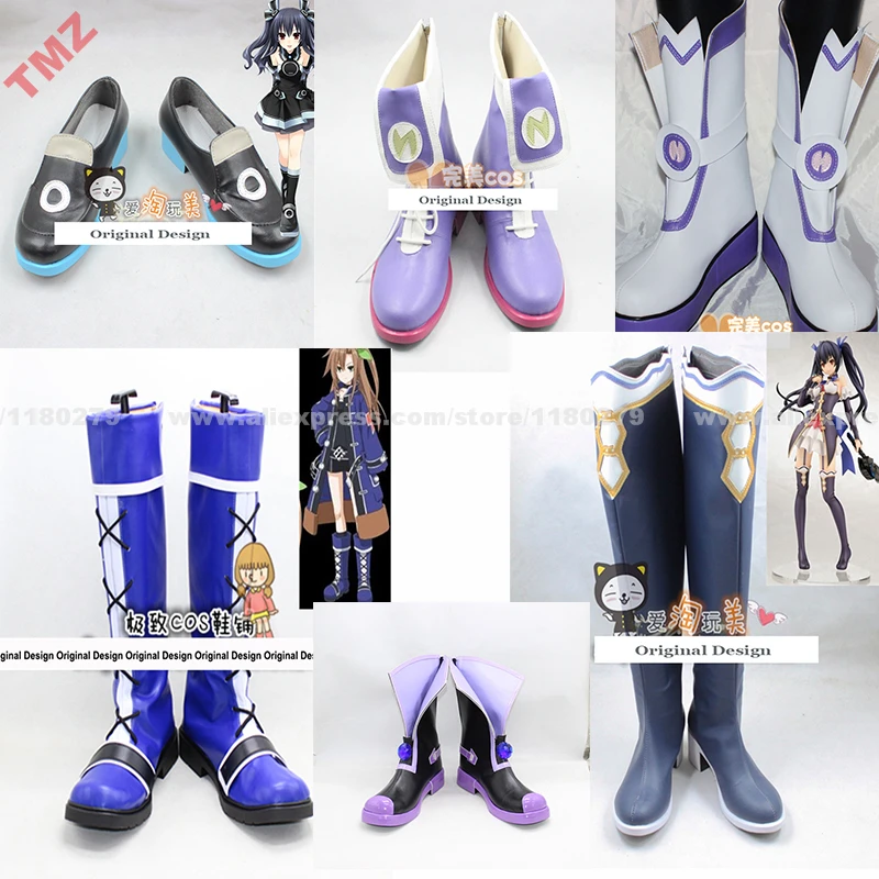 Hyperdimension Neptunia IF Mk2 Nepgear Neptune Noire Uni Черный Фиолетовый Белый персонаж сердца косплей костюм, возможно индивидуальное изготовление на заказ