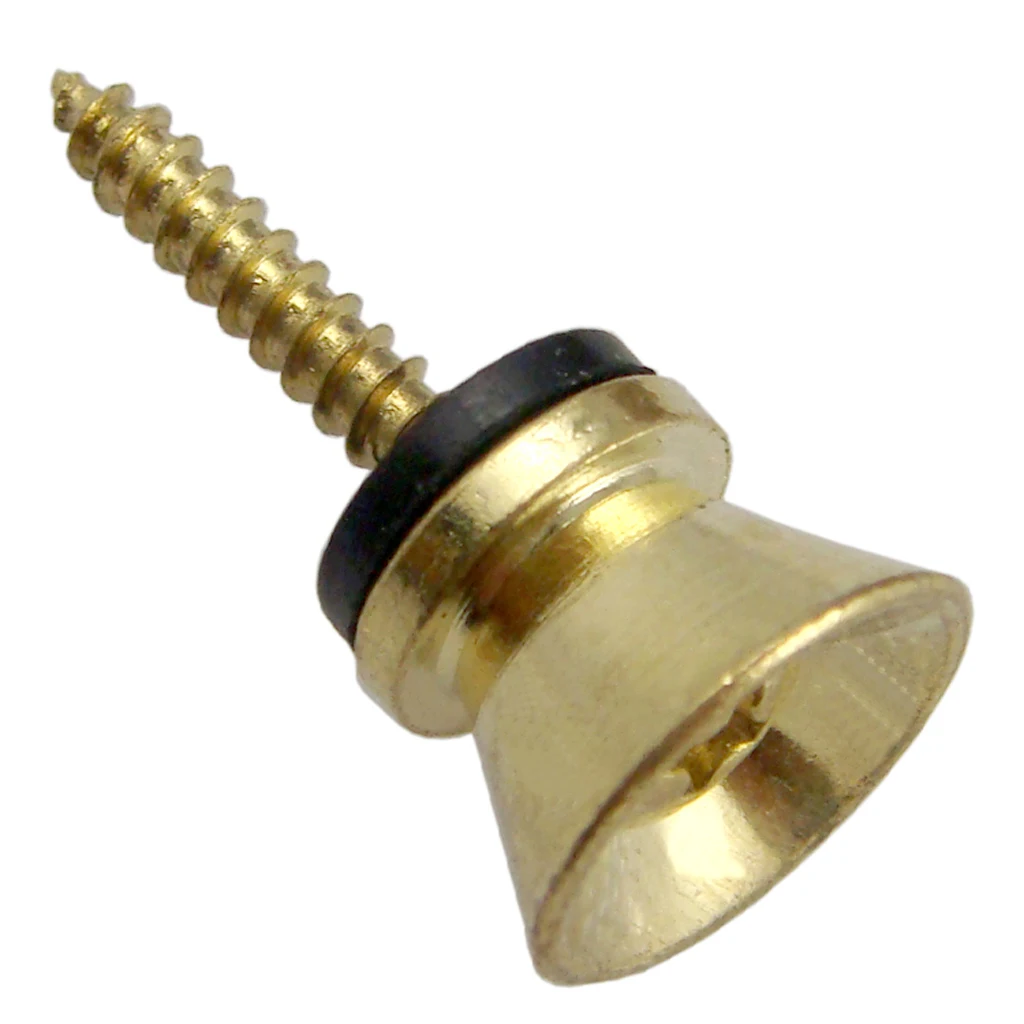 10Pcs Strap Button Lock Pin For Guitar/Ukulele/Bass Accs Replacement W/Screw