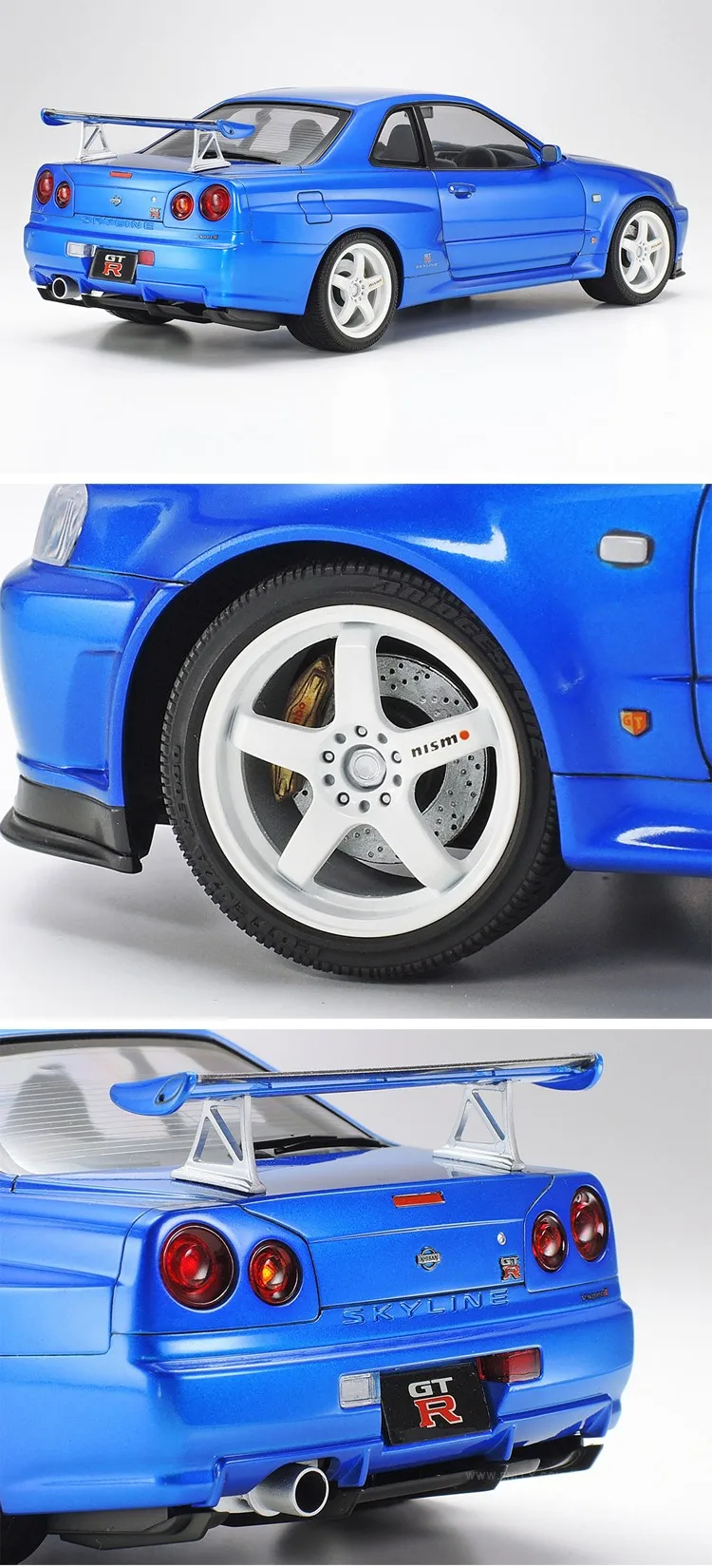 TAMIYA 24258 1/24 R34 Nissan Skyline GT-R V-Spec II