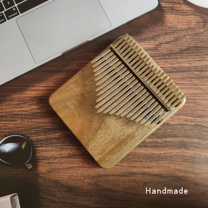 Ручная работа 21 клавиша калимба камфора деревянная клавиатура для пианино с