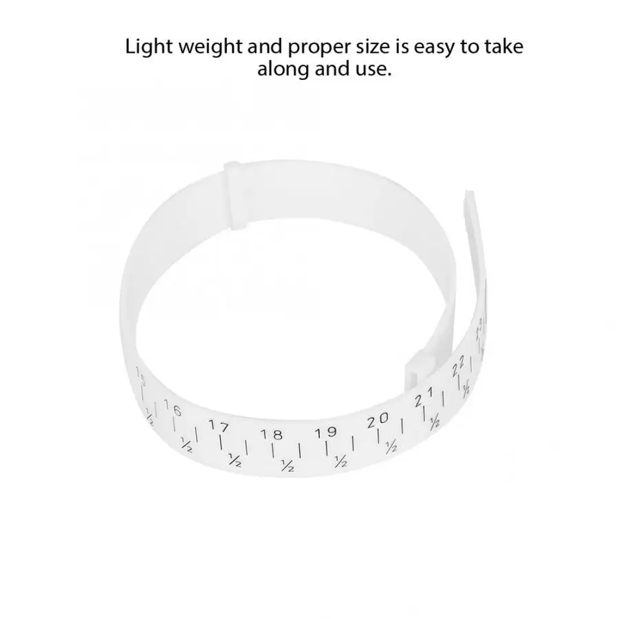 Plastic Bracelet Bangle Gauge Sizer Jewelry Measure Wrist Size