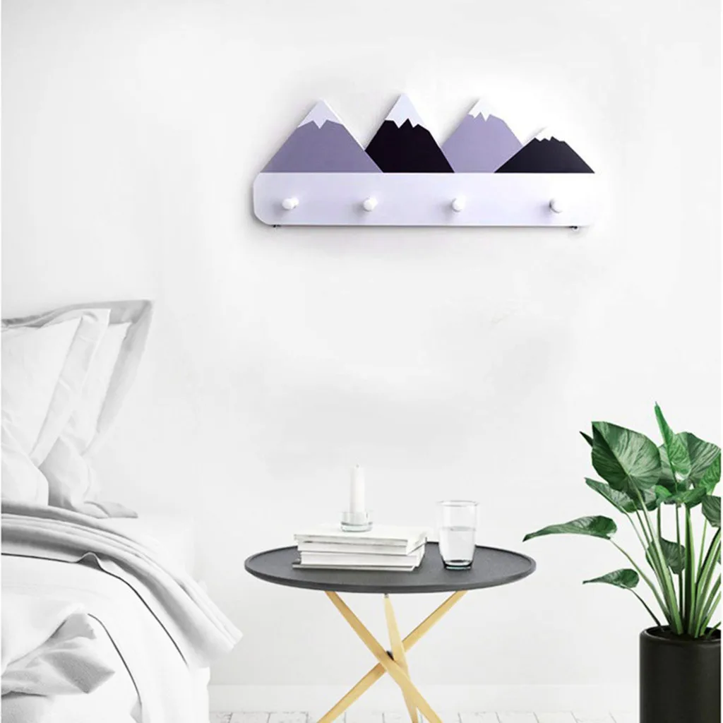 Nordic Style Children's Room Decoration Cartoon Creative Hook Cute Strong Adhesive Hook Wall Paste Hook Wall Door Rack Hook