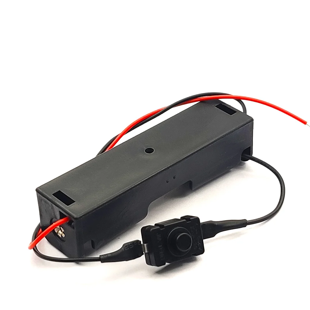 18650 Battery Holder 18650 Battery Box With Switch 1 Slot 3.7v Lithium Case Storage Box