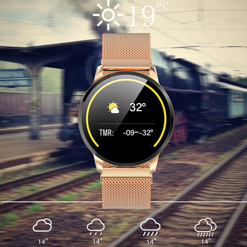 SeenDa фитнес Смарт часы монитор сердечного ритма браслет кровяное давление умные