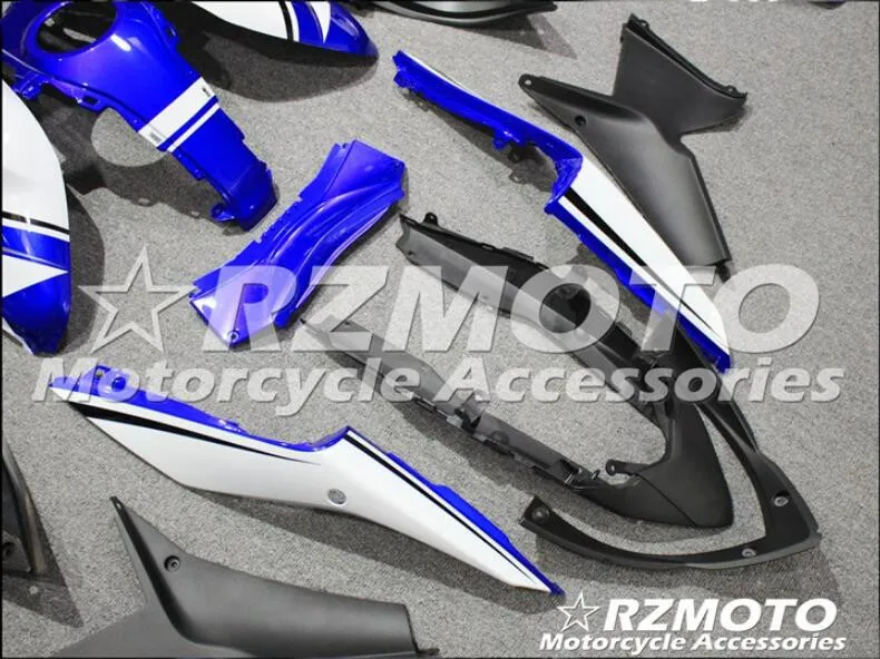 4 подарки стиль ABS литьевая форма мотоцикл Обтекатели подходит для YAMAHA R3 R25- 15-19 кузов Cowling набор белый синий
