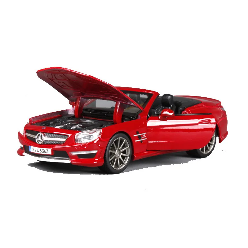 Maisto 1:24 Mercedes-Benz AMG SLK литая под давлением модель автомобиля из сплава Моделирование Украшение автомобиля коллекция подарок детские игрушки Hotweels