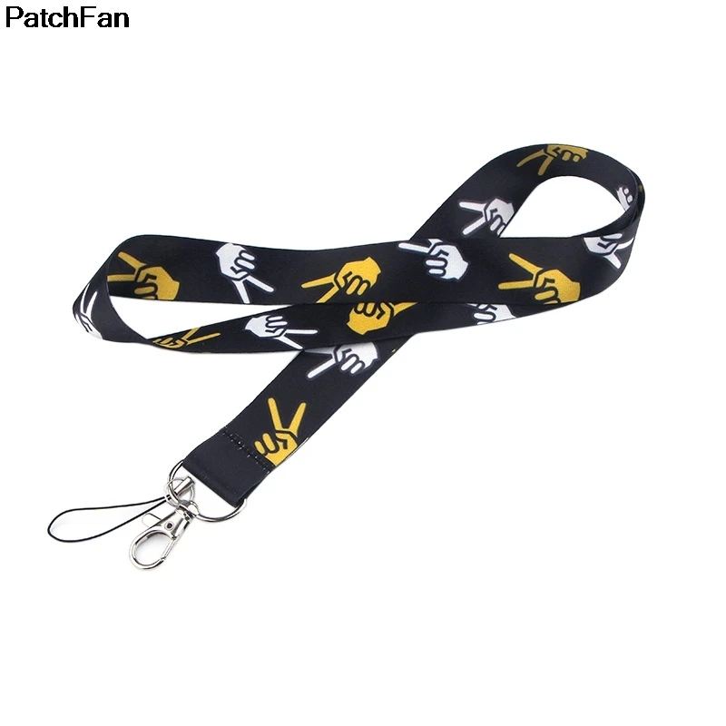 20 шт./лот Patchfan ножницы ручной палец шеи ремешки для ключей очки держатель для карт Бисера Брелок телефоны камеры лямки A2435