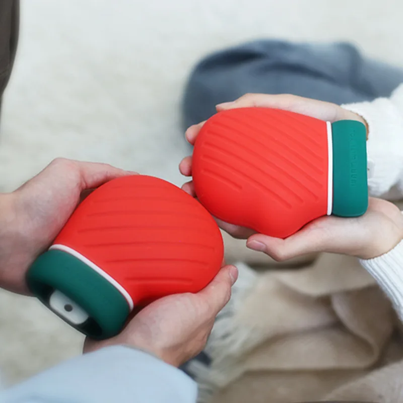 Christmas Sock Glove Shape Hand Warm Winter Hot Water Bag Portable Pocket Girls Hot Water Bottles Christmas Gift for Children