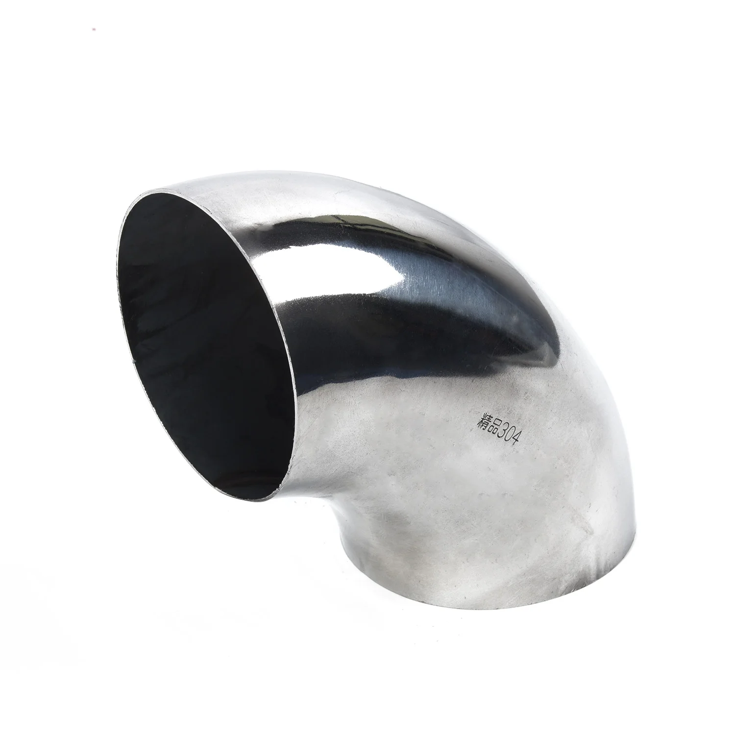 4inch/102mm 90 Degree Stainless Steel Bend Elbow Car Pipe Tubing Fitting Useful