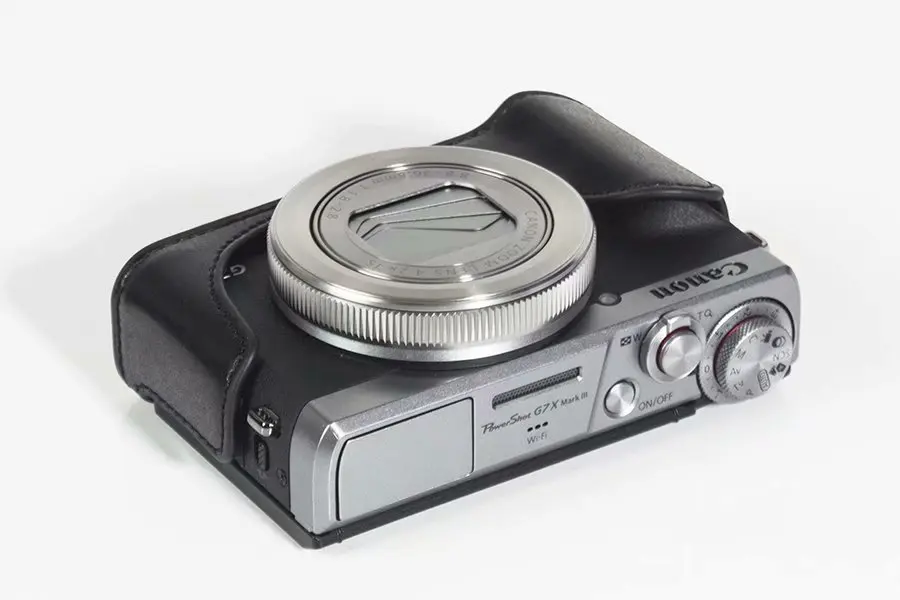 Чехол из искусственной кожи для камеры, чехол для Canon G7XM3 G7X3 gsxxiii G7X Mark III с плечевым ремнем