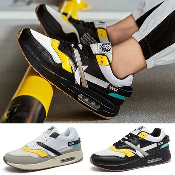 

Men Sneakers Fashion Resistant All-match Running Shoes Outdoor Breathable Sneaker Casual Shoes