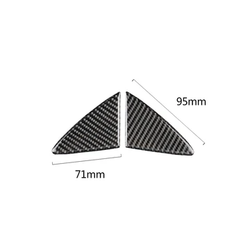 

Replacement For Mazda 3 Axela 2013-2016 1 Pair Car Front Grille Cover Carbon Fiber Grill Trim Sticker