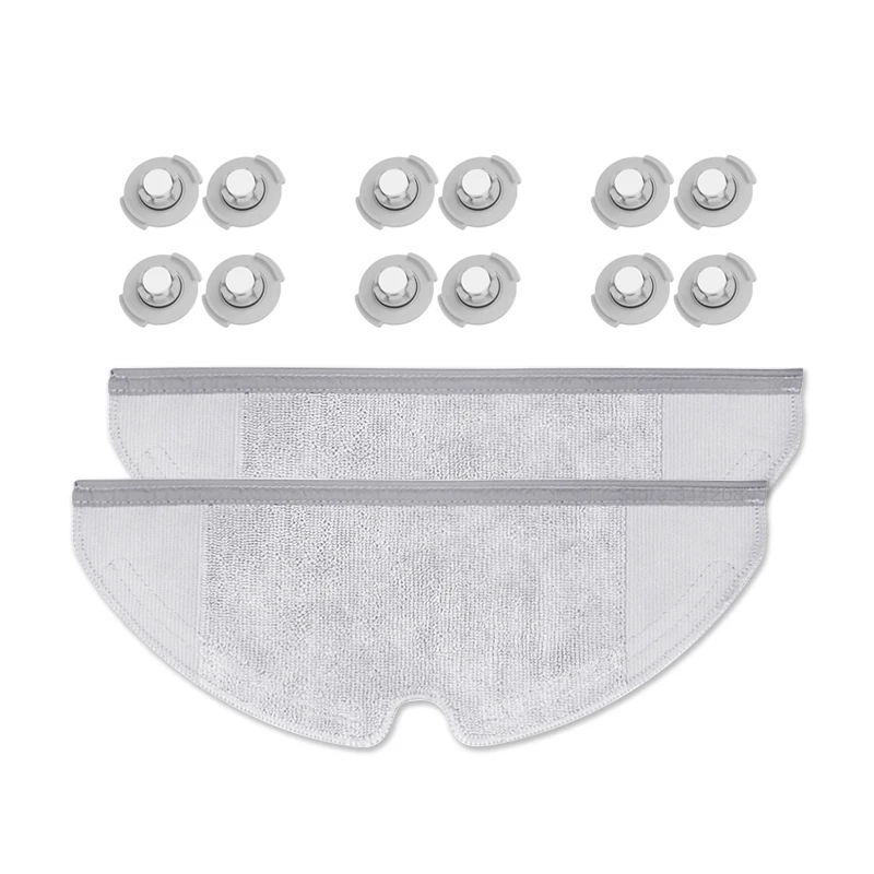 Roborock Mop Filter XIAOMI MIJIA робот пылесос 1 1S 2 Roborock S5 оригинальная запасная часть Набор HEPA фильтр боковой ролик основная щетка Швабра стена - Цвет: Roborock Mop Filter