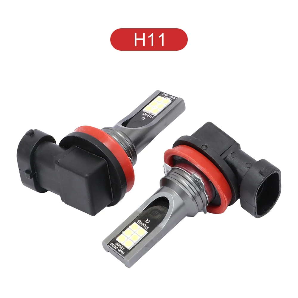 AOSHIKE 12V 24 V COB светодиодный мотоциклетные фары автомобиля светодиодный фар H1 H4 H7 H11 мотоциклетные фары лампы 6000 К светодиодный прожектор - Испускаемый цвет: H11