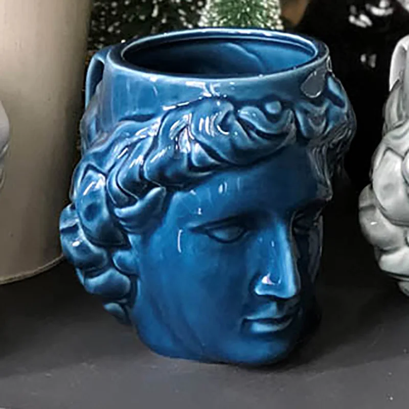 Европейская кофейная кружка Macho cup креативная водная чашка греческий Apollo head молочная чашка 3D Давид скульптура чашка офисная новинка подарок CL190320