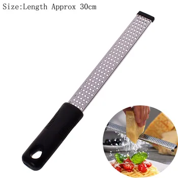 

2 Styles Stainless Steel Citrus Lemon Zester Cheese Grater Long Handle Vegetable Fruit Sharp Bonus Brush Kitchen Accessories