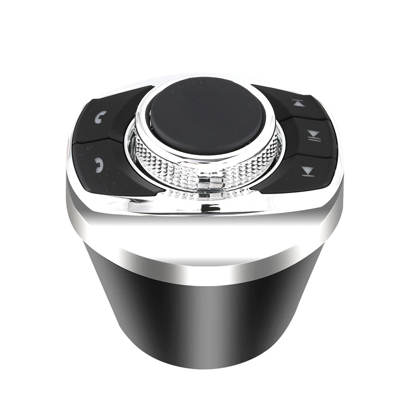 Чашка Форма с светодиодный светильник 8-ключевой функции автомобиля Беспроводной рулевого колеса Управление кнопка для автомобиля Android навигации плеер