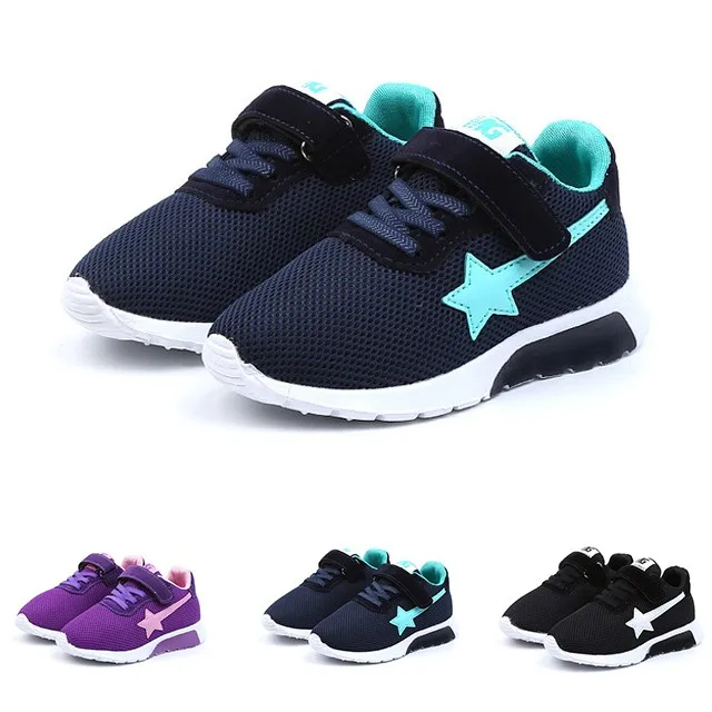 Chaussures de Sport pour enfants | Chaussures Star Mesh respirantes pour garçons et filles, baskets de course pour enfants, chaussures d'été pour enfants