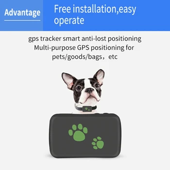 

3G WCDMA Mini GPS Pet Tracker TK203 Waterproof Dust Real Time Tracking Device 6XDB