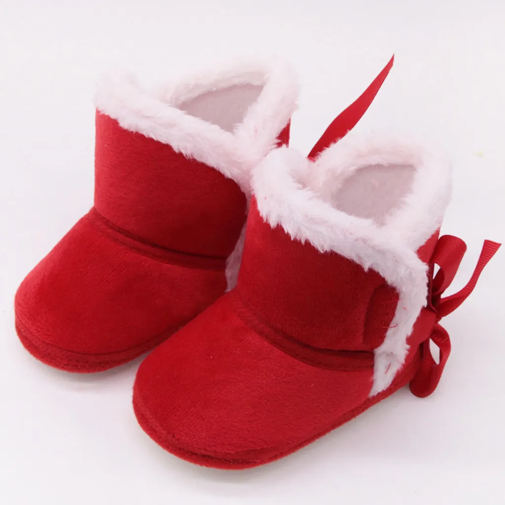 Детские ботинки; зимняя обувь для маленьких мальчиков и девочек; нескользящие теплые зимние ботинки для малышей; зимние ботинки для маленьких мальчиков и девочек с искусственным мехом