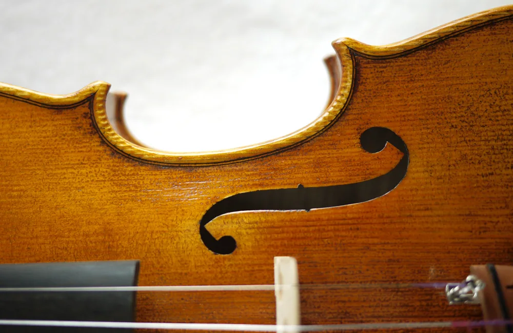 Скрипка "The Harrison" 1693, мастер-модель, Топ ручной работы масляного лака, no.1066. Античная скрипка, отличная установка