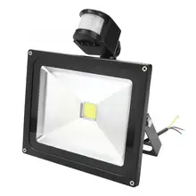 50 Вт наружный садовый светильник датчик движения газонная лампа для домашнего сада дворовое освещение IP66 4000-5000лм умный садовый настенный фонарь