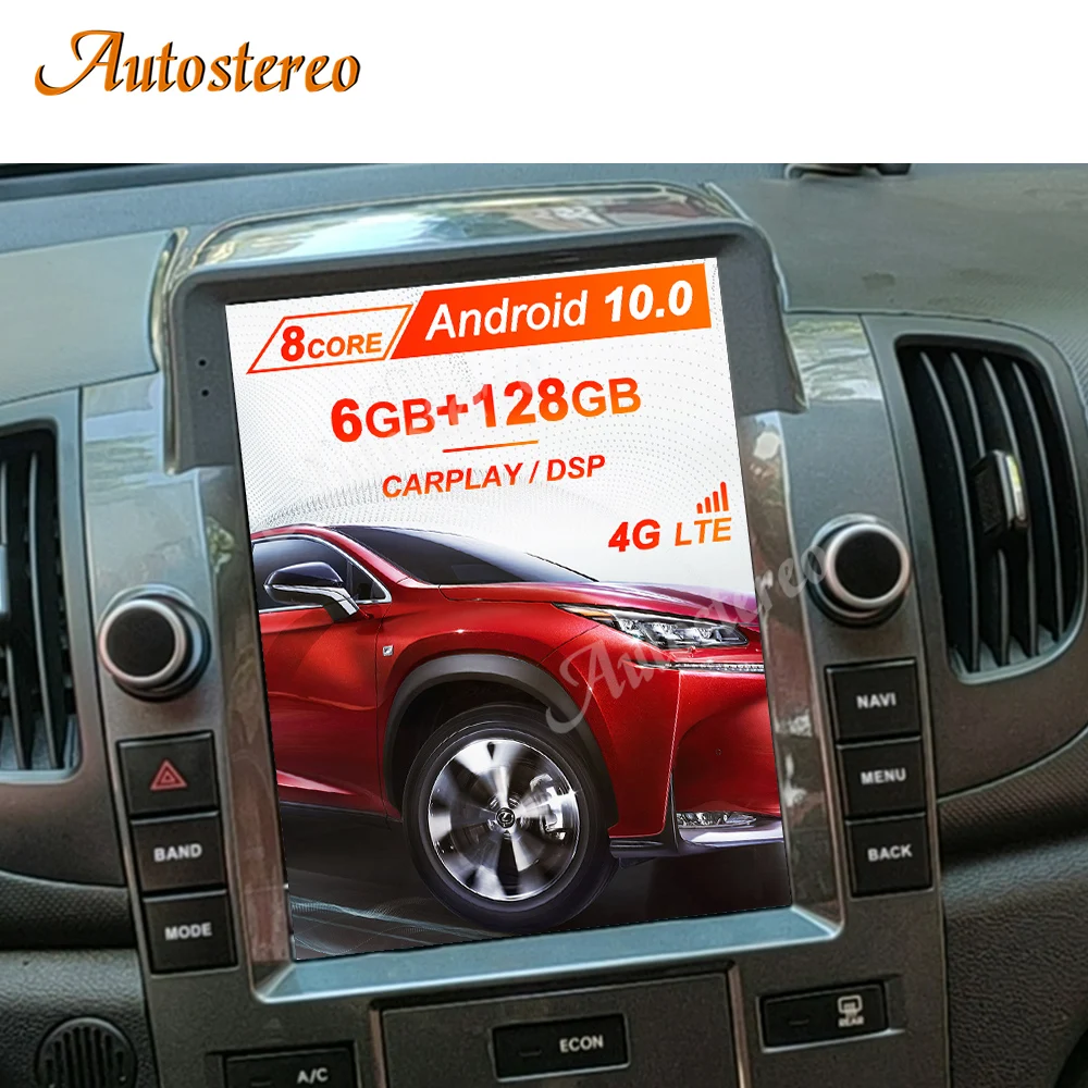 6G+128GB Android 10.0 For KIA 2008-2012 Forte Cerato Radio Carplay GPS Navigation Auto Stereo HeadUnit Multimedia Player Tape 4G |