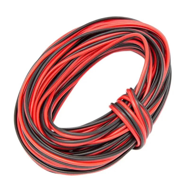 22AWG 10M 18/20/22 Gauge AWG Electrical Cable Wire Tinned Copper Insulated LED Strip M2EF - Цвет: 22AWG