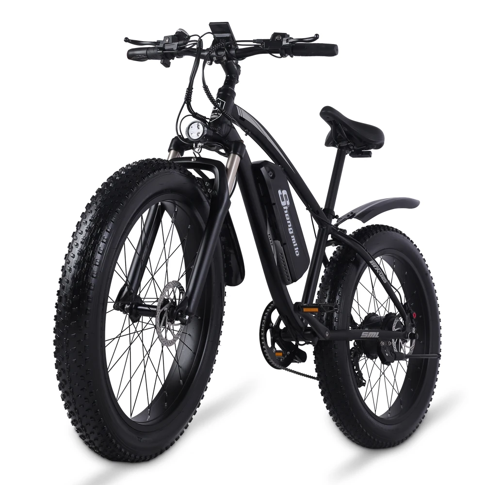 MX02S Electric bike 48v 1000W 4.0 Fat Tire Ebike 26 inch Snow Bike 17Ah Adult Mountain bike 40km/h Cruiser Electric Bicycle 1