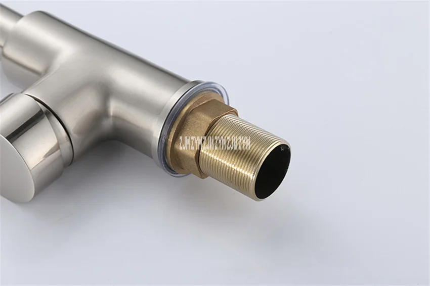 8029L-2 высокого давления медная проволока рисунок кран кухонный блюдо горячей и холодной воды смесительный кран раковина пружинный двойной кран
