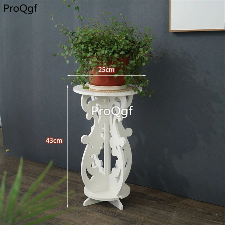 ProQgf 1Pcs A Set white europe style plant shelf