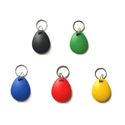 Pack of 5/10 Rewritable RFID Keyfob Cards - 13.56MHz UID Changeable, Blank and Writable (5PCS- Mixed color)