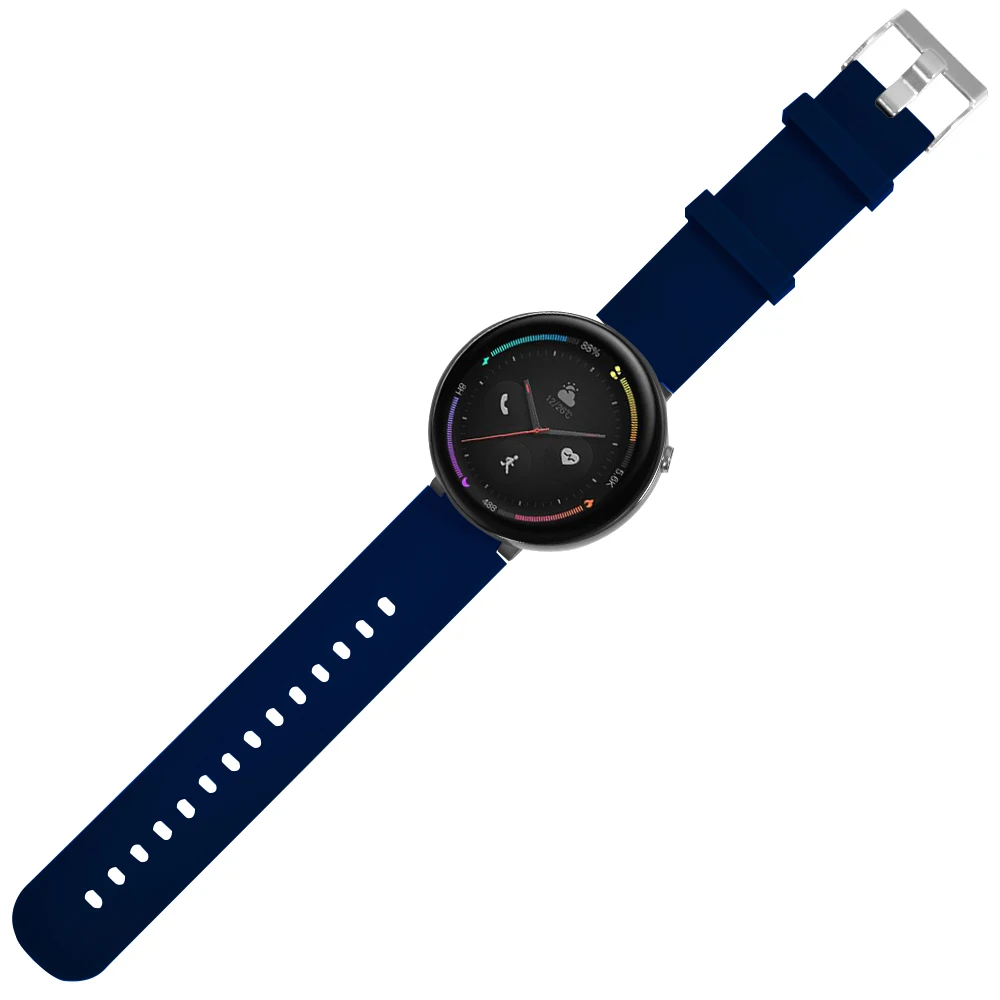 HANGRUI для Xiaomi Huami Amazfit Watch 2/Amazfit Verge 2/A1807 мягкий силиконовый спортивный ремешок на запястье ремешок быстросъемный браслет