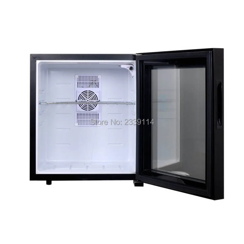 30L Mini Fridge Small Refrigerator for Hotel Room Household Refrigerator Glass Door Mini Cake Showcase Tea Cooler Box Portable